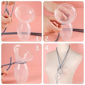 img 1 attached to Silicone Strap for Haakaa Manual Breast Pump (Gen.1/2/3) - Prevents Pump from Slipping Off (Bluestone Color) - 1pc