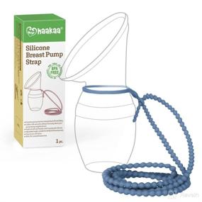 img 3 attached to Silicone Strap for Haakaa Manual Breast Pump (Gen.1/2/3) - Prevents Pump from Slipping Off (Bluestone Color) - 1pc