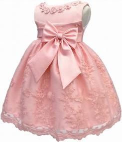 img 2 attached to Stunning Meiqiduo Infant Flower Girl Dress For Baby Girl'S Special Occasions - Perfect For Baptism And Weddings