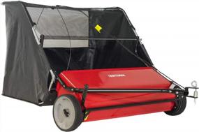 img 4 attached to Craftsman 42-Inch Hi-Speed Tow Lawn Sweeper, CMXGZBF7124266 Width Red