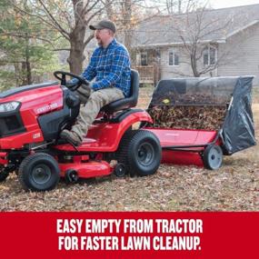 img 2 attached to Craftsman 42-Inch Hi-Speed Tow Lawn Sweeper, CMXGZBF7124266 Width Red