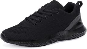 img 4 attached to UUBARIS Women's Athletic Walking Lightweight Sneakers Shoes in Athletic Design