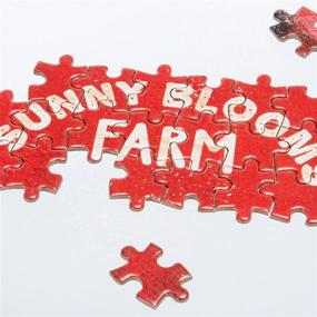 img 1 attached to Primitives By Kathy Sunny Blooms Farm 27" X 19.5" Puzzle