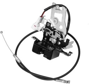 img 4 attached to High-Quality Liftgate Lock Actuator Rear Door Latch Assembly for Toyota Sequoia 2001-2007 | Replace OEM Numbers 69301-0C010, 64680-0C010