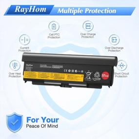 img 2 attached to Lenovo ThinkPad T440P, T540P, W540, W541, L440 And L540 Series 9 Cell 57++ Battery Replacement - RayHom 11.1V 8510MAh 45N1152 45N1153 45N1162 45N1163 45N1145 45N1147 0C52864 0C52863