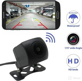 img 3 attached to 📷 BLUE ELF 175° WiFi Wireless Car Rear View Cam: Backup Reverse Camera for iPhone, Android & iOS