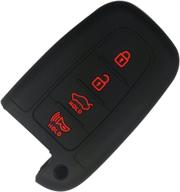 🔑резиновый чехол для брелка ключа hyundai & kia - elantra sonata veloster sportage soul sorento forte protector skin jacket - 4 кнопки smart key. логотип