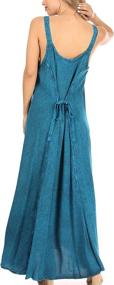 img 3 attached to Sakkas ADL20321 Womens Stonewashed Turquoise Women's Clothing ~ Dresses