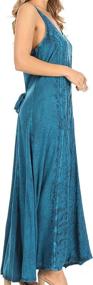 img 1 attached to Sakkas ADL20321 Womens Stonewashed Turquoise Women's Clothing ~ Dresses