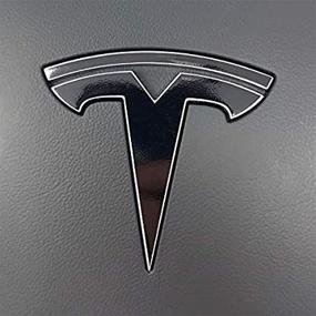 img 2 attached to Custom Cut Graphics Steering Wheel Wrap For Tesla Model 3/Y