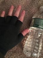 картинка 1 прикреплена к отзыву Бемемо 4 пары перчаток без пальцев Половинные варежки Однотонные вязаные перчатки для мальчиков и девочек, идеально подходят для зимы от Nancy Gracey