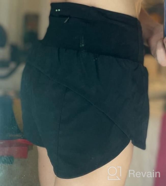 img 1 attached to LALAGEN High-Waisted Running Shorts For Women - Soft, Active Sports Shorts With Pockets For Workouts review by Kayla Guzman
