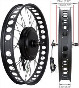 img 2 attached to Upgrade Your Bike With Voilamart Ebike Conversion Kit – 1000W Hub Motor With Intelligent Controller And PAS System For Road Bike