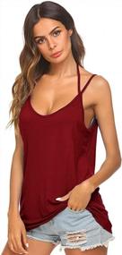 img 2 attached to Turn Up The Heat With Tobrief Women'S Backless Cami Tank Top