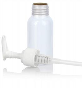 img 2 attached to 6 Pack White Aluminum Refillable Lotion Pump Bottles - 1.7 Oz / 50 Ml