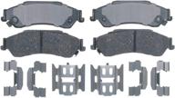 acdelco gold 17d729ch ceramic rear disc brake pad set: reliable performance and durability логотип