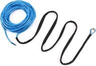 π§° durable kohree synthetic winch rope - 1/4 x 50', 9500lbs - ideal for off-roading, suv, utv, atv, trucks, and boats! logo