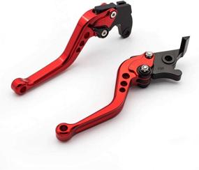 img 3 attached to 🏍️ Adjustable Krace Motorcycle Clutch Brake Levers Set for Yamaha YFM 700R Raptor 700 2008-2018, with 7/8" (22mm) Rubber Handlebar Hand Grips