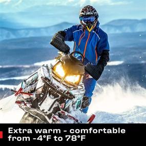 img 2 attached to 🧤 NoCry ATV & Snowmobile Gloves: Windproof and Waterproof Hand Muffs for Winter; Extra Wide, Durable, and Wear Resistant; Universally-Fitting to Keep Hands Warm and Dry