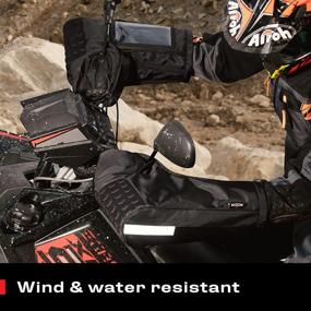 img 1 attached to 🧤 NoCry ATV & Snowmobile Gloves: Windproof and Waterproof Hand Muffs for Winter; Extra Wide, Durable, and Wear Resistant; Universally-Fitting to Keep Hands Warm and Dry