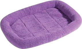 img 2 attached to 🐶 Enhance Your Pet's Comfort with Slumber Pet Sherpa Crate Beds