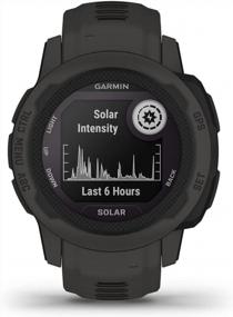 img 2 attached to Garmin Instinct 2S Solar Rugged GPS Smartwatch в комплекте | Наручные часы Graphite Outdoor с мульти GNSS, компасом и пульсометром S/M 40 мм + защитная пленка для экрана PlayBetter и портативное зарядное устройство 2022