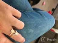 img 1 attached to 🌈 Bohemian Joint Midi Retro Gem Finger Ring Sets - 10 to 15 Crystal Knuckle Stacking Rings for Women and Teen Girls with Comfort Fit Size 5-9 review by Vaibhav Karger