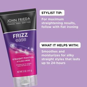 img 2 attached to John Frieda Frizz-Ease Straight Fixation Styling Creme: Get Smooth, Silky, No-Frizz Hair Now!
