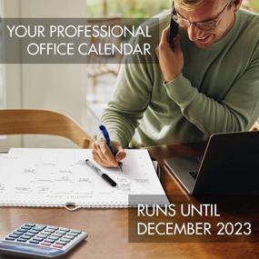 img 2 attached to Минималистский ежемесячный настенный календарь для удобного планирования - Продолжается до декабря 2023 года - 14,5" х 11,5" - Включает 2022 год - Упрощенный офисный календарь