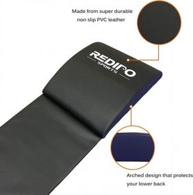 img 3 attached to Redipo Abdominal Mat Ab Exercise Mat Lower Back Support- Sit Up Pad - Core Trainer Mat For Men & Women Strengthening And Shaping Comprehensive Ab Workouts