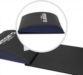 img 1 attached to Redipo Abdominal Mat Ab Exercise Mat Lower Back Support- Sit Up Pad - Core Trainer Mat For Men & Women Strengthening And Shaping Comprehensive Ab Workouts