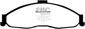 img 2 attached to 🔴 Performance Upgrade: EBC Brakes DP31239C Redstuff Ceramic Low Dust Brake Pad