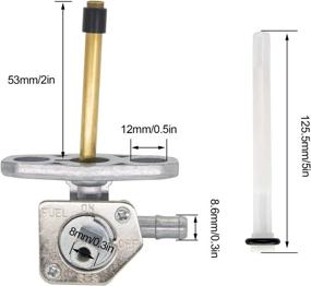 img 3 attached to Fuel Valve Petcock 16950 HN7 003 16950 HM8 003