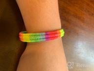 img 1 attached to Nanafast Rainbow Handmade Bracelet: Show LGBTQ Pride with Adjustable Size Friendship Wristband for Gay & Lesbian review by Sam Bauer