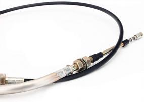 img 2 attached to Club Car DS Golf Cart Transmission Shift Cable 1984-1997 63" OEM 1012326,1013085,1018510-02 By TARAZON