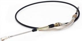 img 1 attached to Club Car DS Golf Cart Transmission Shift Cable 1984-1997 63" OEM 1012326,1013085,1018510-02 By TARAZON