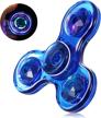 🔴 scione led fidget spinners toy gift for kids, sensory fidget toys for toddlers, glow in the dark toys - adhd anxiety toys stress relief reducer hand finger spinners return gift and prize for kids logo