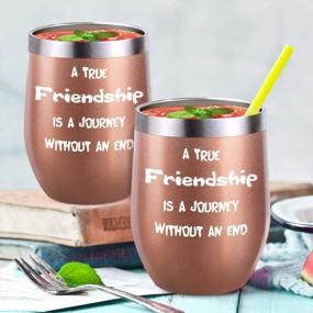 img 1 attached to Forever Friends: A Meaningful Glass Gift For A Loyal Companion - The Perfect Birthday Gift For Your Best Friend!