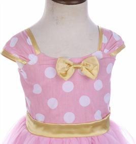 img 1 attached to FYMNSI Princess Polka Dot Tutu Dress & Headband: Perfect Birthday & Halloween Outfit For Baby Girls