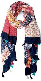 img 3 attached to 🧣 Stay Fashion-forward with Trendy Oversized Scarves - Women's Lightweight Accessories