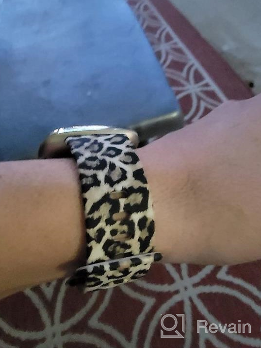 img 1 attached to Stylish Floral Print Bands For Women'S Fitbit Versa 3 And Sense: Maledan Compatible Accessories review by Dave Connelly