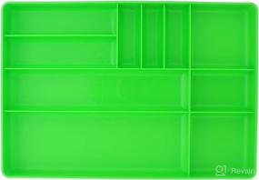 img 4 attached to 🛠️ Efficiently Organize with the ABN Toolbox Drawer Organizer Tool Tray - Green, 16x11x1.5in