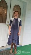 img 1 attached to 👗 Stylish MITILLY Girls Maxi Dress with Ruffles, Pockets, and Belt - Perfect for Casual and Swingy Looks review by Brandi James