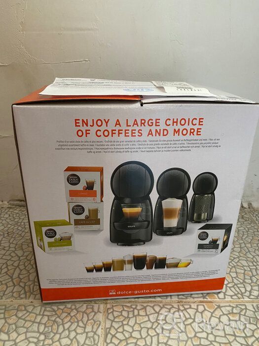 img 1 attached to Capsule coffee machine Krups KP1A01/KP1A05/KP1A08/KP1A3B10 Dolce Gusto Piccolo XS, white review by Franciszka Matuszews ᠌