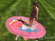 img 1 attached to 68'' Octopus Sprinkler Play Mat For Girls/Kids: Fun Summer Outside Activities With BATURU Splash Fountain! review by Brian Tompkins