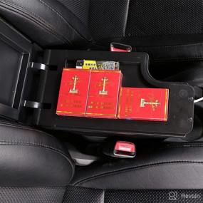 img 2 attached to HRCHCG For Nissan Juke Consoles Armrest Box Double Layer Storage With 3 USB Port
