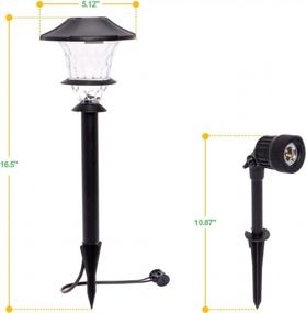 img 2 attached to GreenLighting 8-Pack Low Voltage Outdoor Cast Aluminum Path Stake & Spot Lights W/ Transformer, Control Box & Landscape Wire