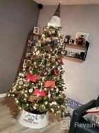картинка 1 прикреплена к отзыву Придайте элегантности вашей рождественской елке с помощью гальванизированного ободка Hallops - регулируемой металлической юбки для больших и маленьких деревьев, праздничного рождественского декора. от Jessie Duhon