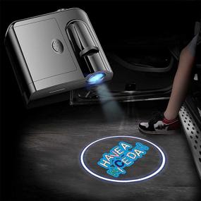 img 3 attached to 2Pcs Car Door Lights Logo Projector Lights & Lighting Accessories : Accent & Off Road Lighting