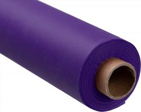 img 2 attached to Purple Plastic Banquet Roll - High-Quality 40" X 300' Table Cover For Premium Events
